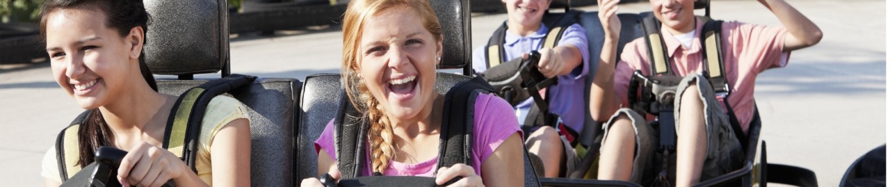 People Riding Go-kart